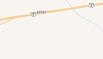 Aztec, Arizona map