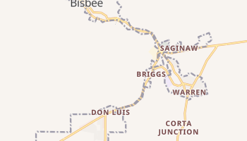 Bisbee, Arizona map