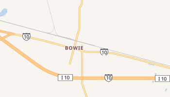 Bowie, Arizona map