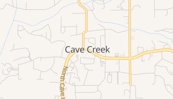 Cave Creek, Arizona map