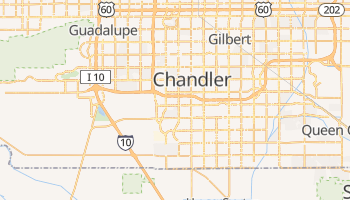 Chandler, Arizona map