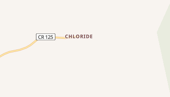Chloride, Arizona map