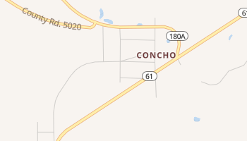 Concho, Arizona map