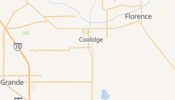 Coolidge, Arizona map