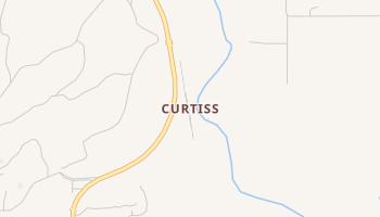 Curtiss, Arizona map