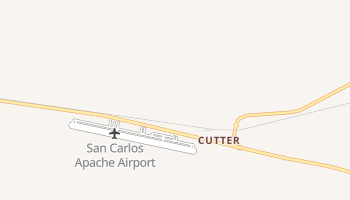 Cutter, Arizona map