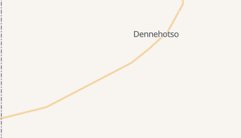 Dennehotso, Arizona map