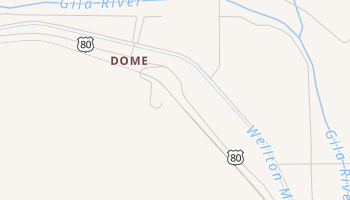 Dome, Arizona map