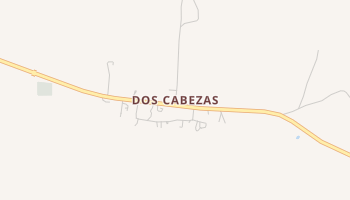 Dos Cabezas, Arizona map