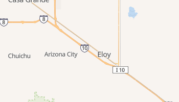 Eloy, Arizona map
