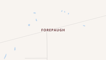 Forepaugh, Arizona map