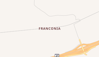 Franconia, Arizona map