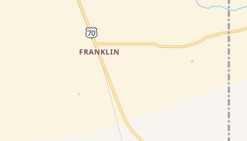 Franklin, Arizona map