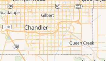 Gilbert, Arizona map