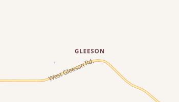 Gleeson, Arizona map