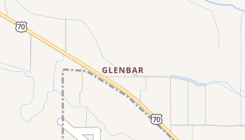 Glenbar, Arizona map