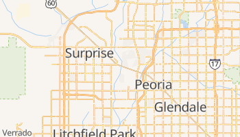 Glendale, Arizona map