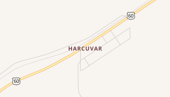 Harcuvar, Arizona map