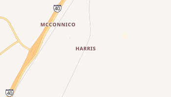 Harris, Arizona map