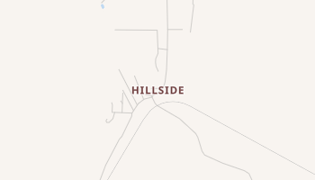 Hillside, Arizona map