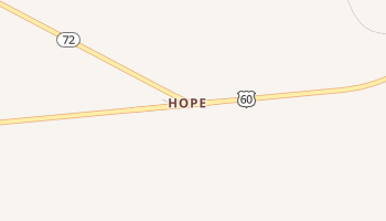 Hope, Arizona map