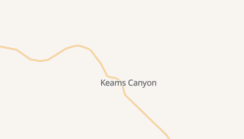 Keams Canyon, Arizona map