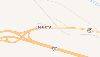Ligurta, Arizona map