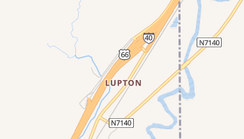 Lupton, Arizona map