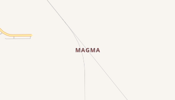 Magma, Arizona map