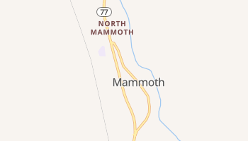 Mammoth, Arizona map