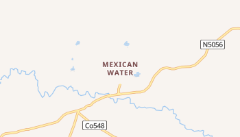 Mexican Water, Arizona map