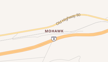 Mohawk, Arizona map
