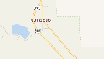 Nutrioso, Arizona map