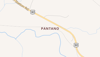 Pantano, Arizona map