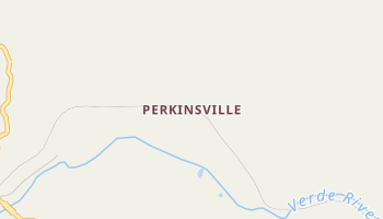Perkinsville, Arizona map