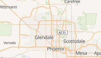 Phoenix, Arizona map