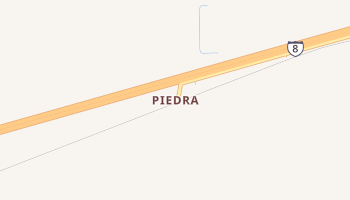 Piedra, Arizona map