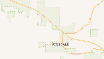 Pinedale, Arizona map