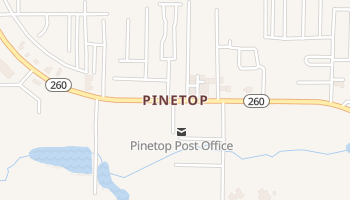 Pinetop, Arizona map