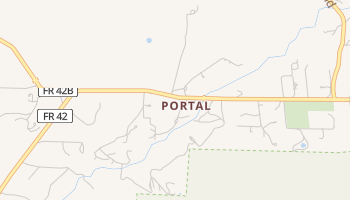 Portal, Arizona map