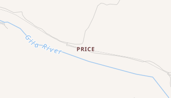 Price, Arizona map