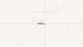 Roll, Arizona map