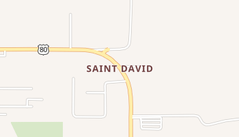 Saint David, Arizona map