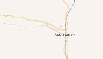 San Carlos, Arizona map