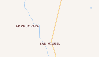 San Miguel, Arizona map