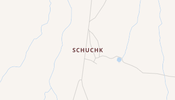 Schuchk, Arizona map