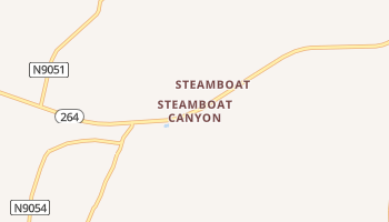 Steamboat Canyon, Arizona map