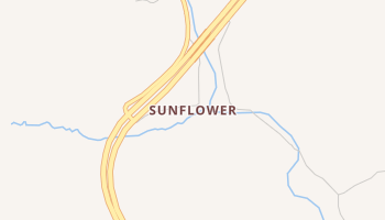 Sunflower, Arizona map