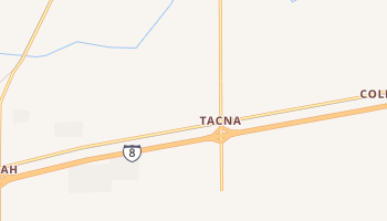 Tacna, Arizona map