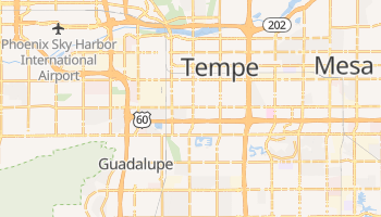 Tempe, Arizona map